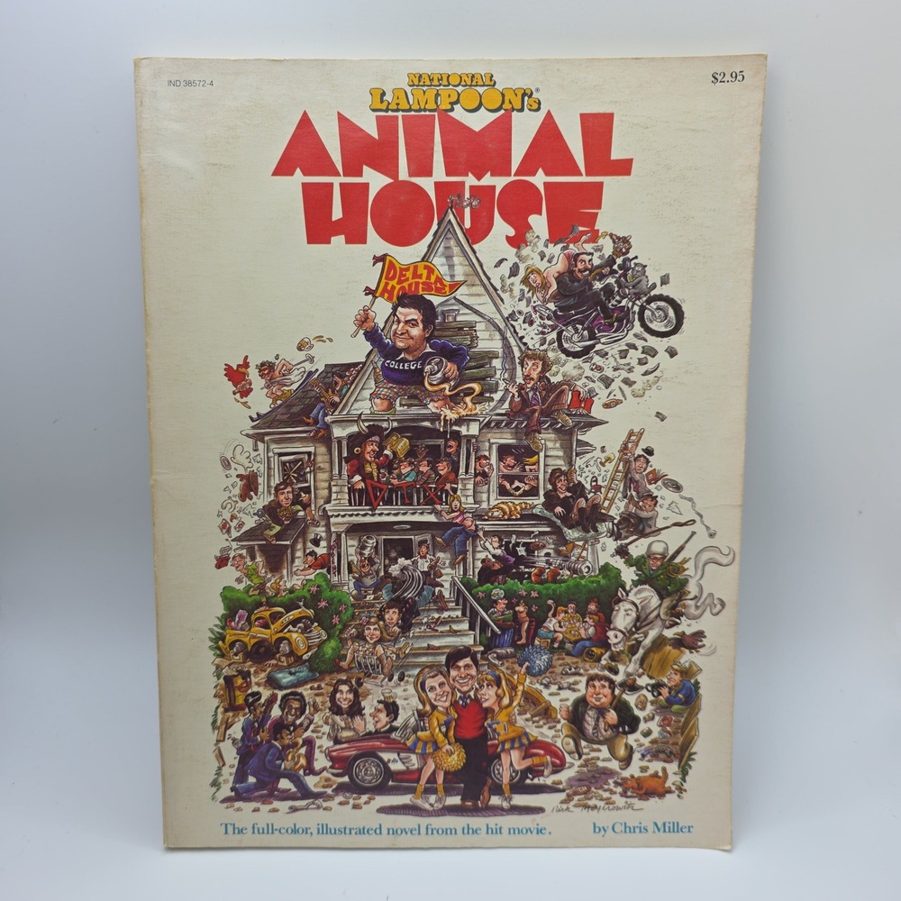 National Lampoons Animal House Illustrated Novel Chris Miller 1978 Vintage Book